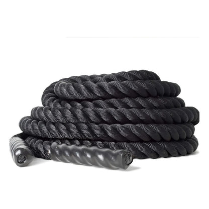 Cuerda Crossfit 25mm De 9mts Color Negro