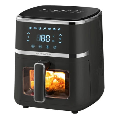 Freidora De Aire Digital Futura Fut-af55db 5,5 L Color Negro Negro