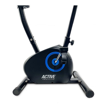 Bicicleta Fija Ergometrica Vertical Active Con Pulsómetro Negro