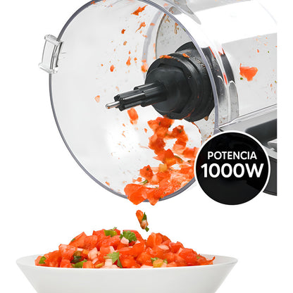 Multiprocesadora De Alimentos Punktal Pk-mp12 Acero Inoxidable 900w