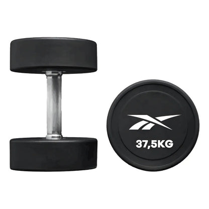 Mancuerna Redonda Cpu 37,5 Kg Reebok Negro