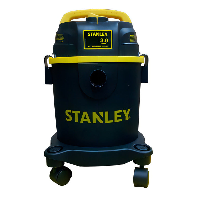 Aspiradora Profesional Polvo Y Agua Stanley 11 Lts 3 Hp Color Negro