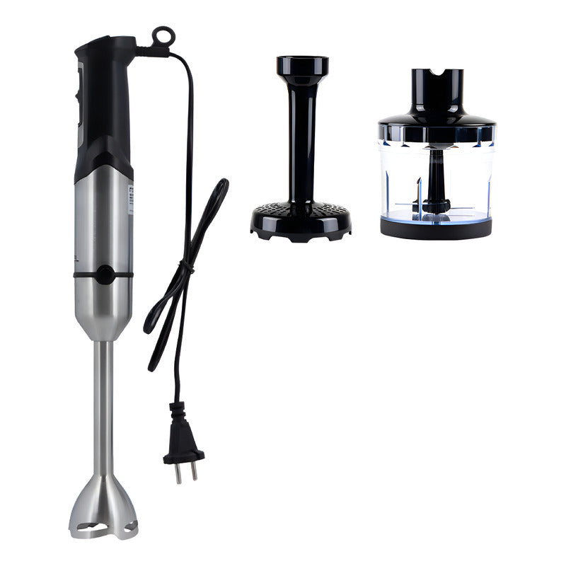 Mixer Rotel Mega 4 De Acero Inox + Accesorios 1000w Color Negro