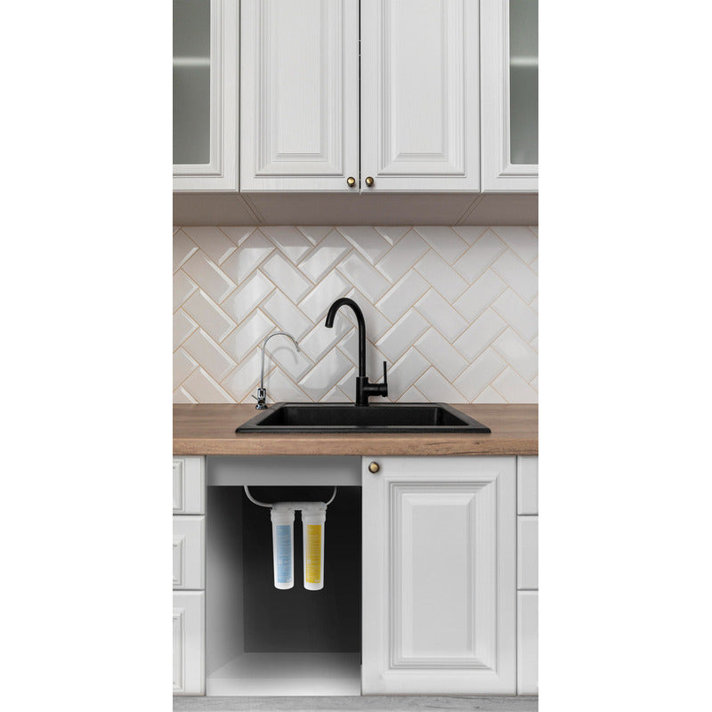 Purificador De Agua Bajo Mesada Dvigi Carbón Y Sedimentos - Blanco