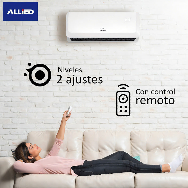 Calefactor De Pared Allied Al-ht6000 2000w Silencioso