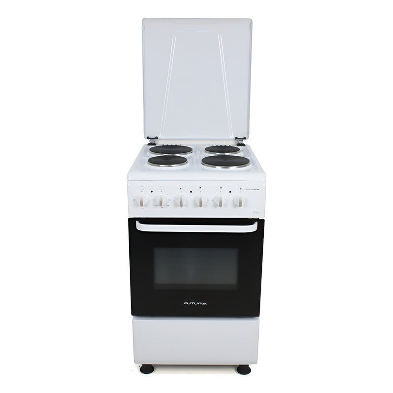 Cocina Eléctrica Futura Cadiz Blanca Color Blanco Blanco