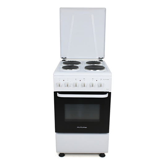 Cocina Eléctrica Futura Cadiz Blanca Color Blanco Blanco