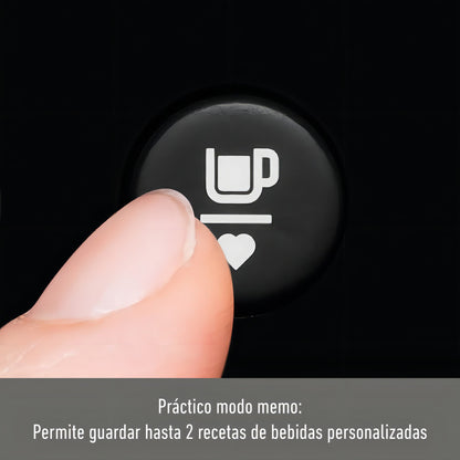 Cafetera Expreso Super Automática Krups + Accesorio Leche Color Rojo