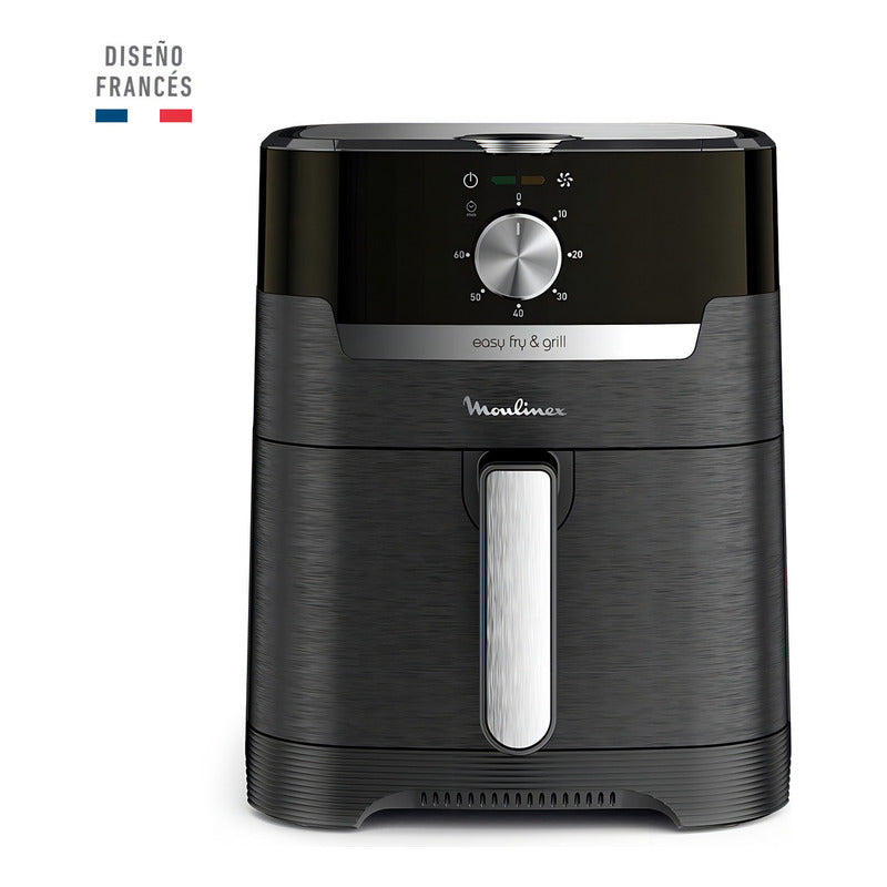 Freidora De Aire Moulinex Grill Mecánica 4,2l 1550w Ez501810 Negro