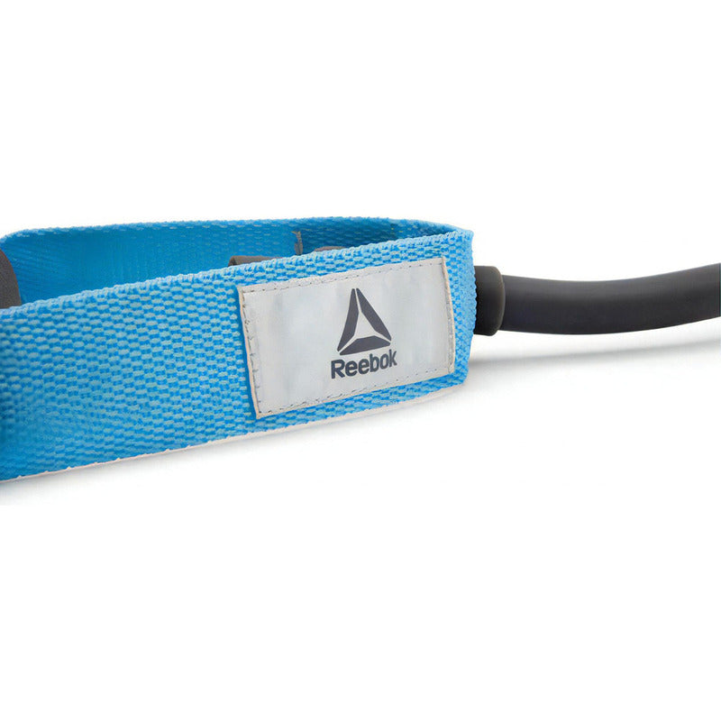 Banda Elástica Resistencia Media Reebok Celeste