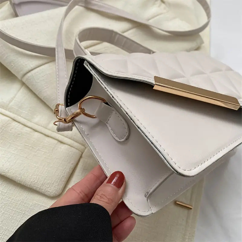 Carteras De Dama Bolso Para Mujer Correa Ajustable Bandolera Negro (1)