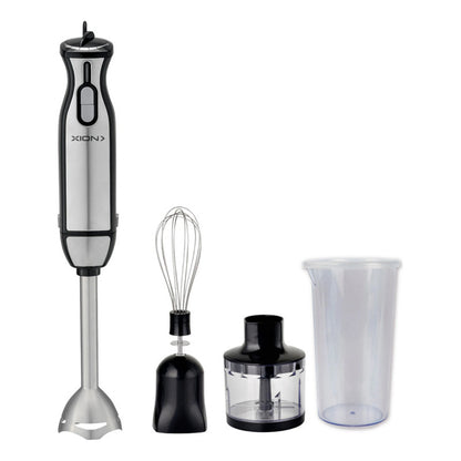 Licuamixer Xion 3 En 1 Mixer 1200 W Acero Inoxidable - Negro