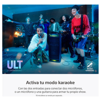 Parlante Bluetooth Portátil Sony Ult Tower 9 Color Negro