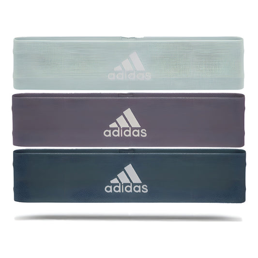 Set Bandas Elásticas 3 Resistencia adidas Azul Petróleo