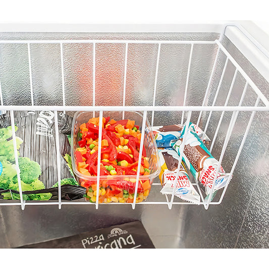 Freezer Horizontal Futura Blanco Canasto Metalico Dimm