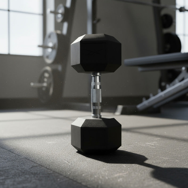 Mancuerna Hexagonal 15kg Reebok Color Negro