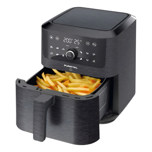Freidora Punktal Digital Sin Aceite Pk374fd 5.5 Litros 1700w - Negro