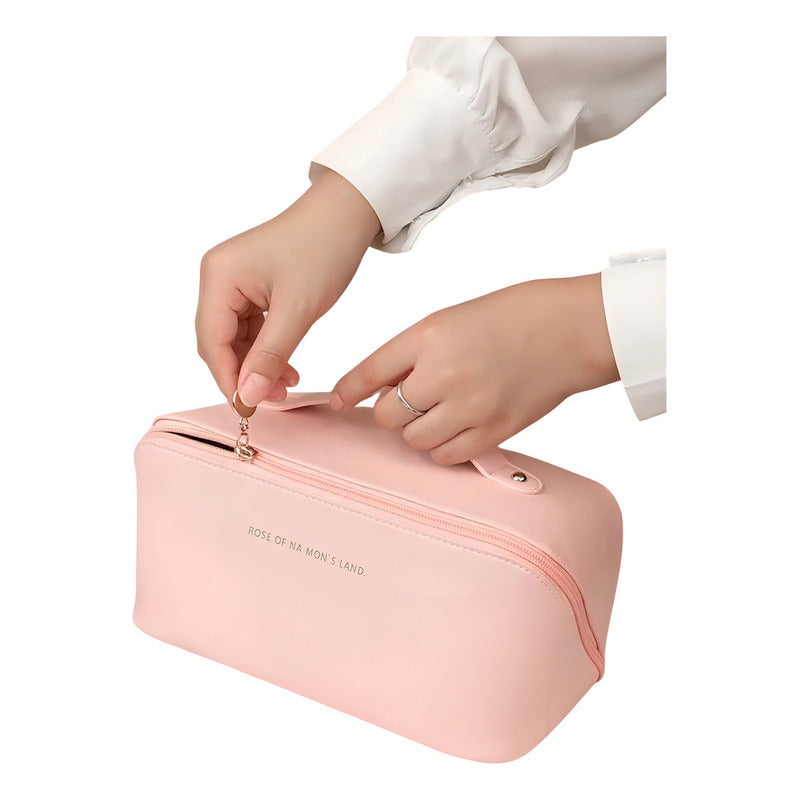 Bolsa Organizadora De Maquillaje De Viaje Para Mujer De Blogger Color Brown