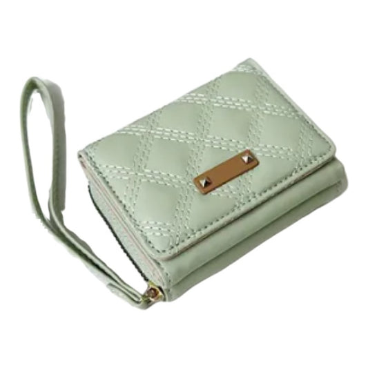 Billetera Dama Billeteras De Damas Con Monedero Para Mujer Verde