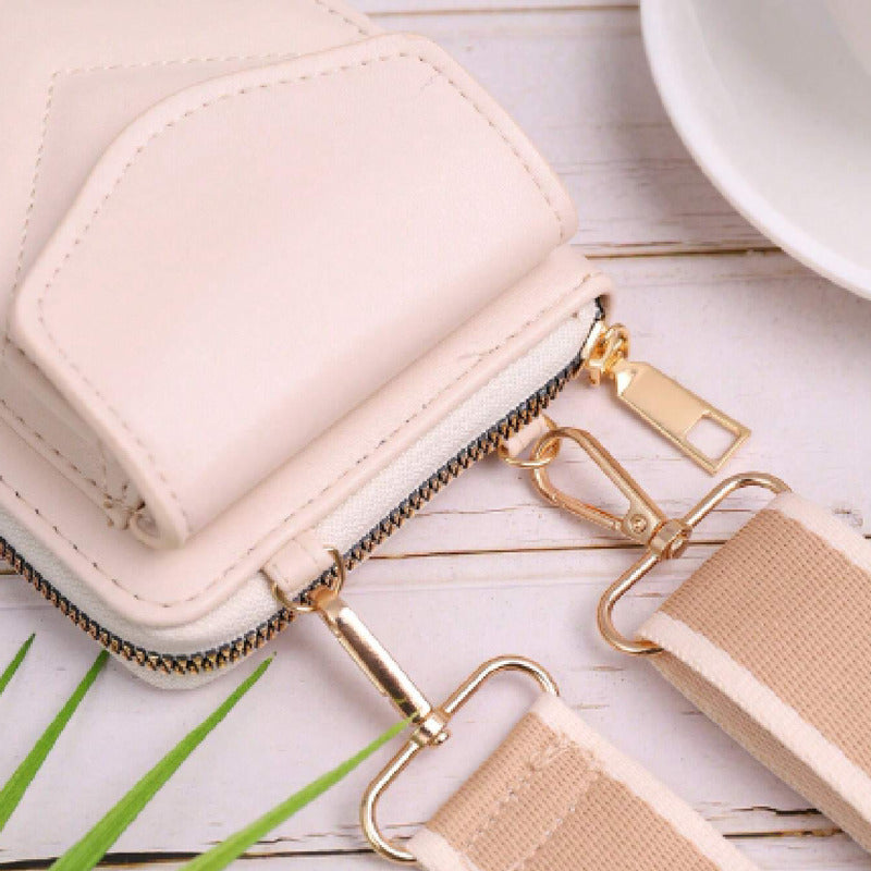 Phone Bags Porta Celular De Dama Cartera Bandolera Billetera Negro (1)