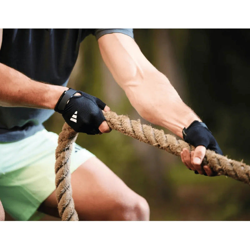 Guantes De Entreno, Pesas O Gym Essential Colores adidas Blanco Liso L