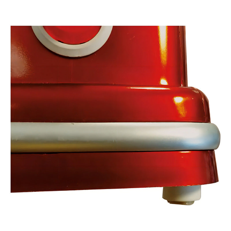 Popera Maquina De Hacer Pop Ariete 1405 Diseño Retro Rojo