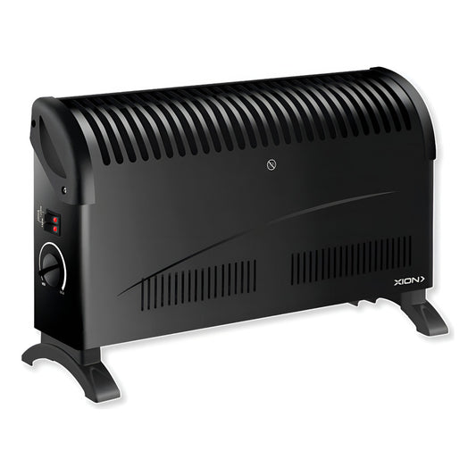 Estufa Eléctrica Convector Xion 2000 W Calefactor Es115 Color Negro