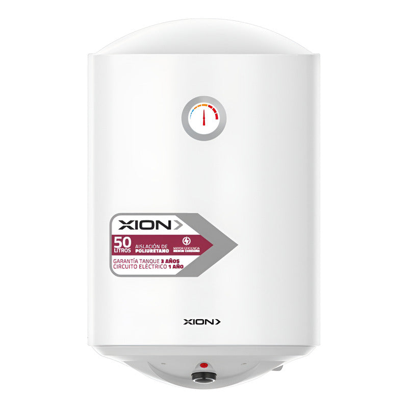 Calefón Termotanque Eléctrico 50 Litros Cal55 Tanque Acero Blanco