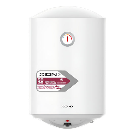 Calefón Termotanque Eléctrico 50 Litros Cal55 Tanque Acero Blanco