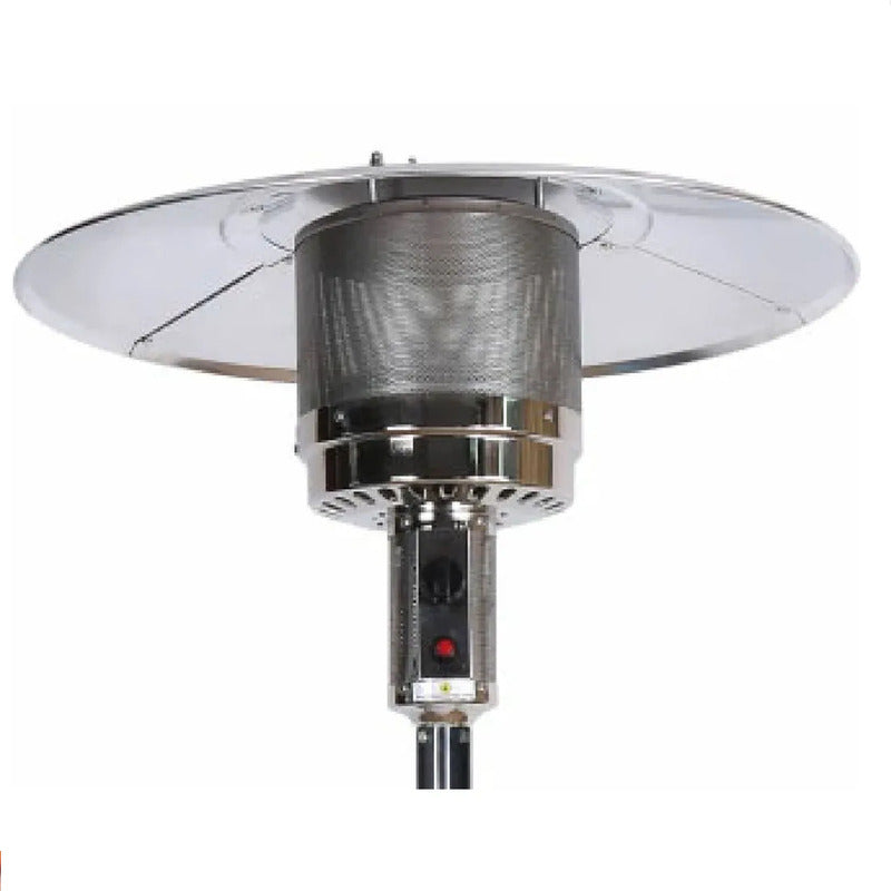 Estufa De Patio Hongo A Gas De Exterior Xion Color Negro