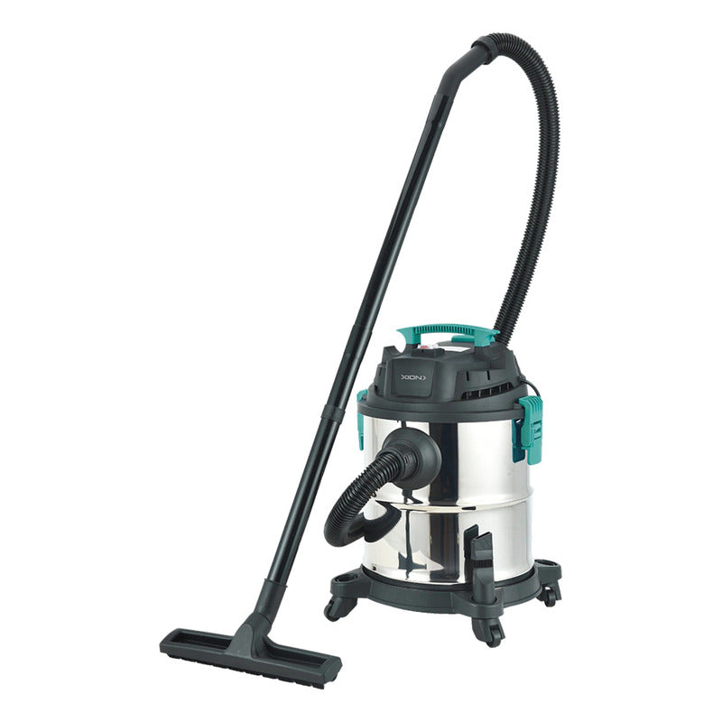 Aspiradora Industrial De Tacho Xion Xi-vc2200pro 20 Litros - Plateado/negro/turquesa