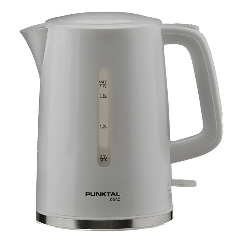 Jarra Eléctrica Punktal Pk-3115jp 1.7 Litros 2200w Color Blanco