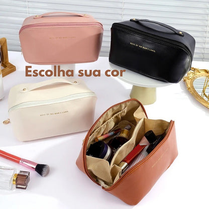 Bolsa Organizadora De Maquillaje De Viaje Neceser Para Mujer Marrón Lisa