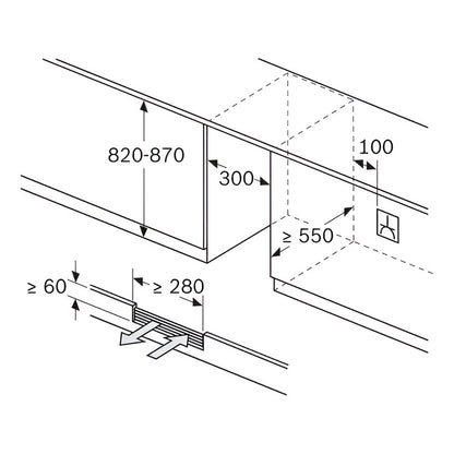 Cava Eléctrica Vinoteca Bosch Kuw20vhf0 21 Botellas Puerta De Cristal