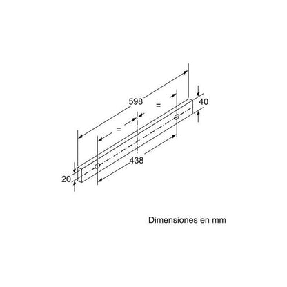 Campana Exctractora Telescopica 60 Cm Bosch Dft63ac50 Plata