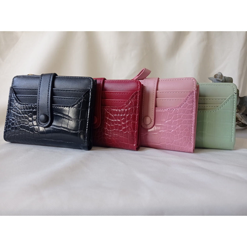 Billetera De Dama Brillante Billeteras Monedero Para Mujeres Verde