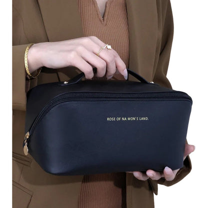 Bolsa Organizadora De Maquillaje De Viaje Neceser Para Mujer Marrón Lisa