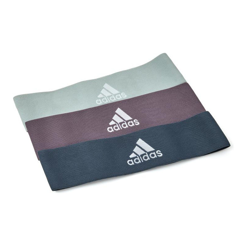 Set Bandas Elásticas 3 Resistencia adidas Azul Petróleo