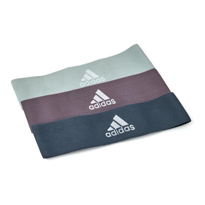 Set Bandas Elásticas 3 Resistencia adidas Azul Petróleo