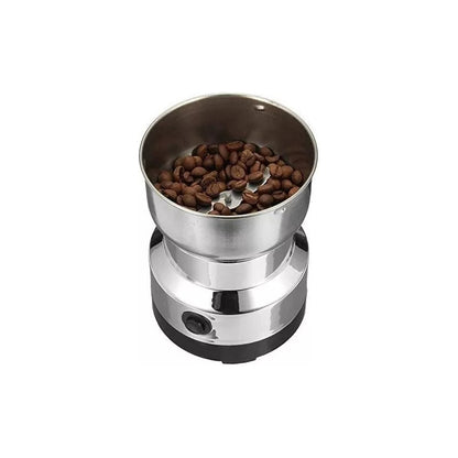 Moledora Eléctrica De Granos De Café Semillas Potencia 300 W Plateado
