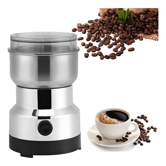 Molinillo Cafe Granos Pimienta Semillas Electrico Moledor Color Gris