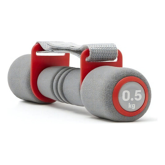 Pack 2 Mancuernas Acolchonadas 0.5kg Cada Una Reebok Gris/rojo