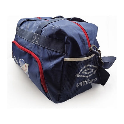 Bolso Tricolor Nacional Grande Umbro Futbol Color Azul - Azul