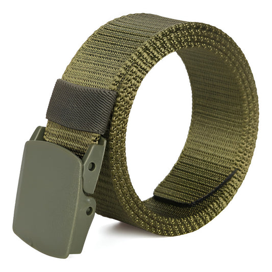 Cinto Tactico Trinquete Colores Militar Policial Color Verde Talle Regulable