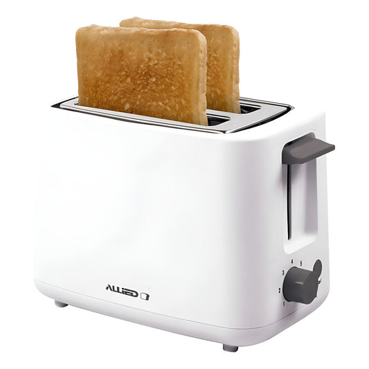 Tostadora Allied 2 Panes 750 W 7 De Niveles De Tostado Blanco