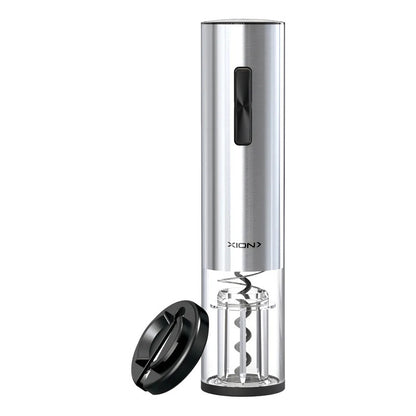 Descorchador Sacacorchos Eléctrico Recargable Xion Plateado