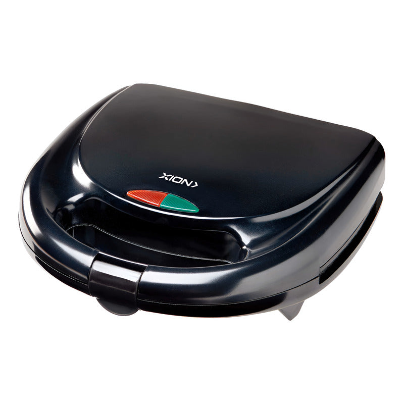 Sandwichera Eléctrica Xion Xi-sw20 2 Panes Color Negro - Negro