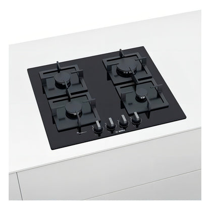 Anafe Con Alimentación A Gas Bosch Ppp6a6b20 Color Negro 4 H Negro