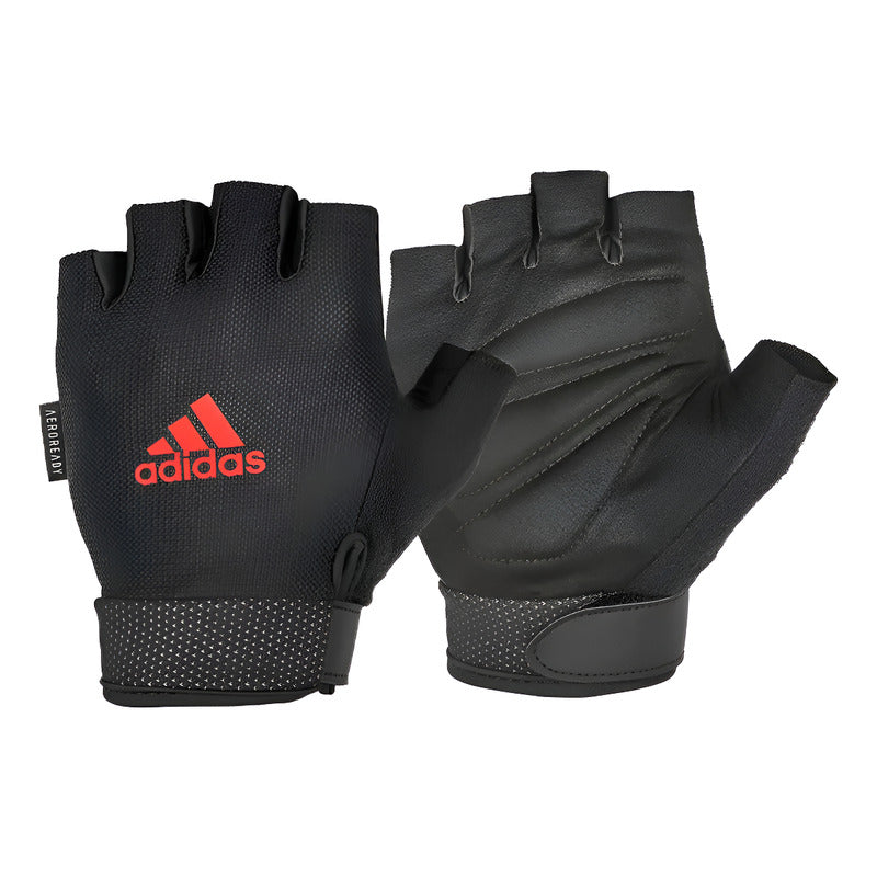 Guantes De Entrenamiento adidas Essential Negro C/rojo - Rojo - Lisa - L