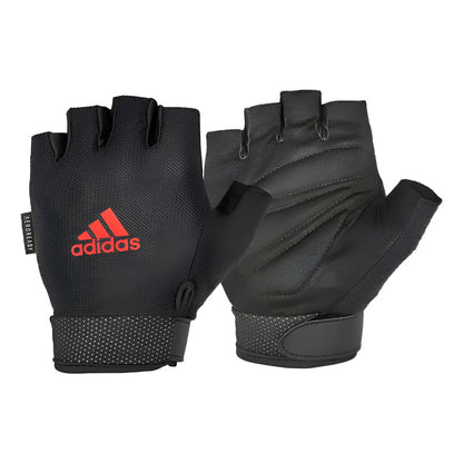 Guantes De Entrenamiento adidas Essential Negro C/rojo - Rojo - Lisa - L